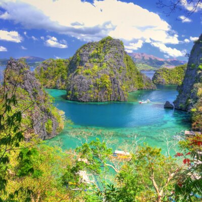 Tableau  incroyable Philippines - île de Coron