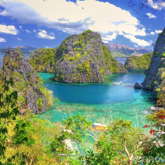 Tableau  incroyable Philippines - île de Coron