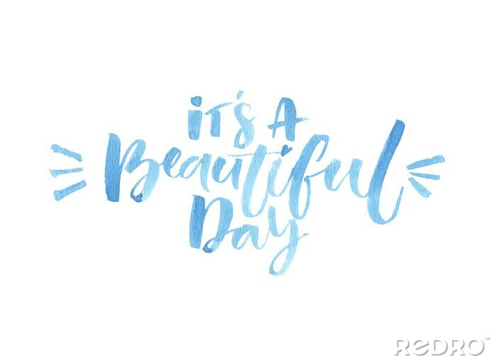 Tableau  Inscription motivante bleu pastel