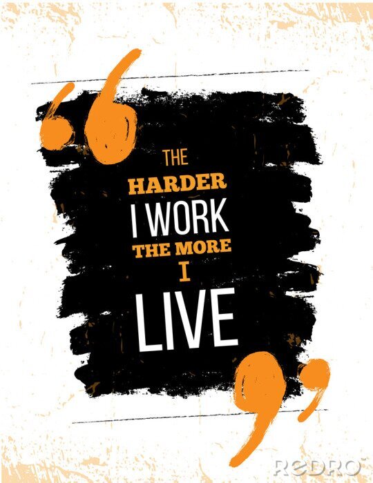 Tableau  Inscription motivante sur fond noir