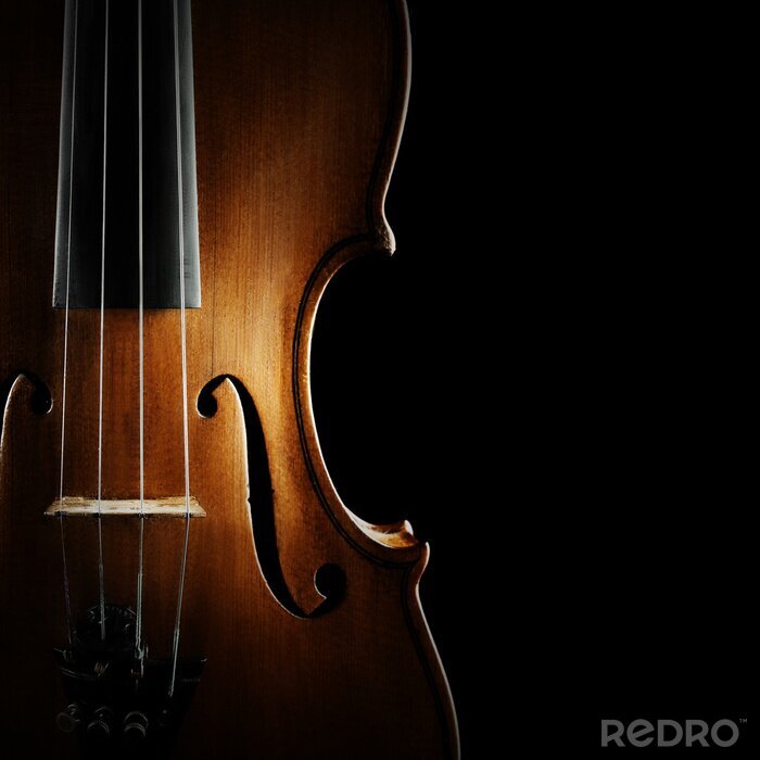 Tableau  Instruments de musique pour violon de l'orchestre
