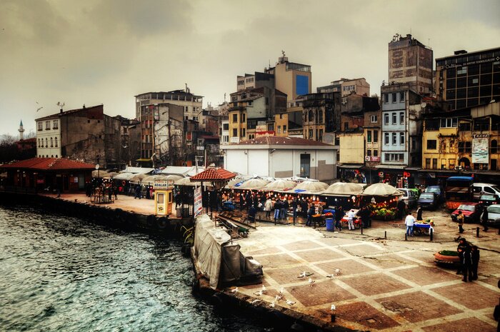 Tableau  Istanbul / Turquie - Golden Horn Landmark