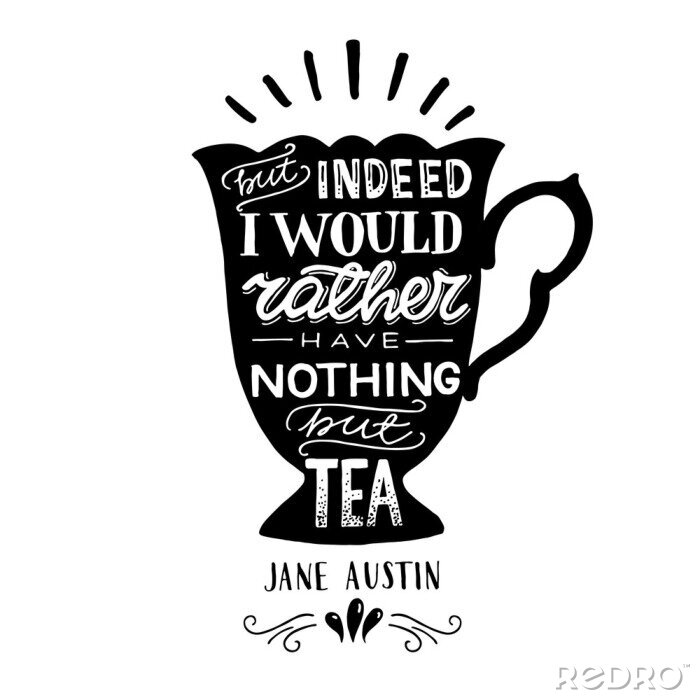 Tableau  Jane Austin's quote about tea