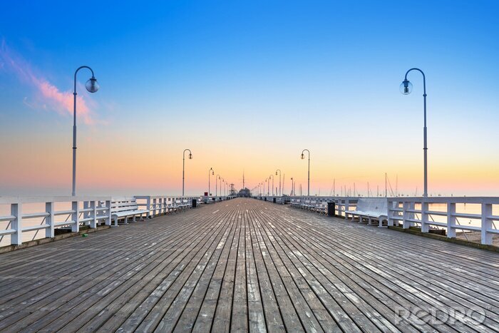 Tableau  Jetée à Sopot 3d