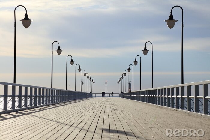 Tableau  Jetée sur le paysage