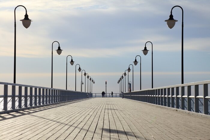 Tableau  Jetée sur le paysage