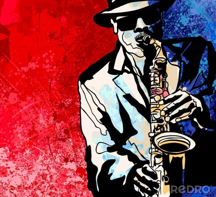 Tableau  Joueur de saxophone