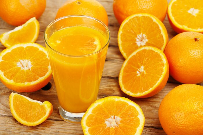 Tableau  jus d'orange