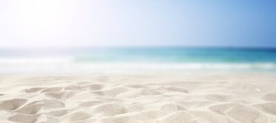L'été sur une plage de sable
