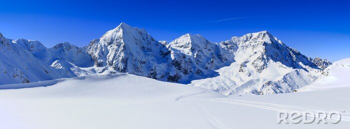 Tableau  L'hiver dans les Alpes italiennes