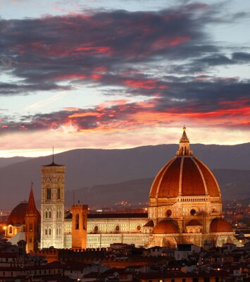 Tableau  La cathédrale de Florence en Toscane, Italie