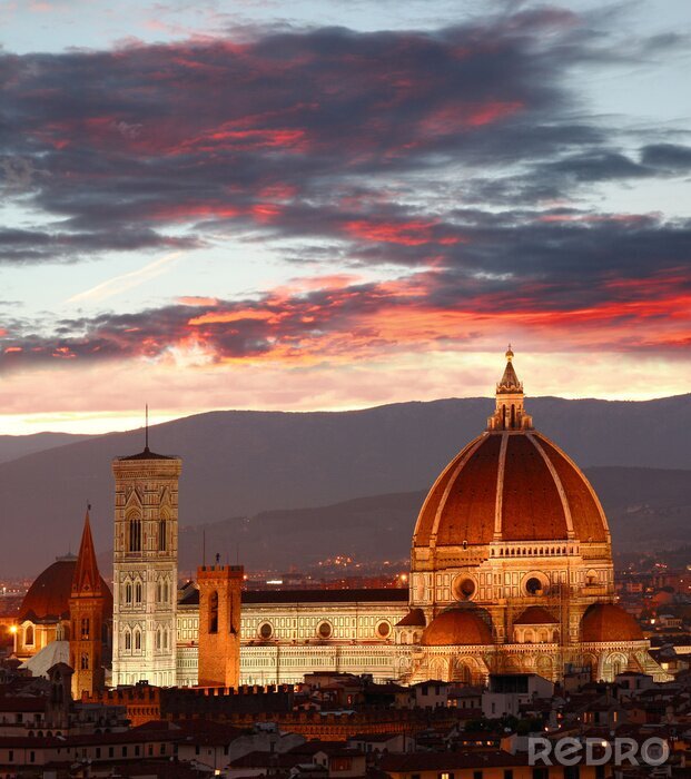 Tableau  La cathédrale de Florence en Toscane, Italie