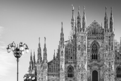 Tableau  la cathédrale gothique de Milan