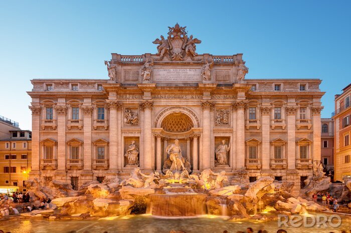 Tableau  La fontaine la plus célèbre de Rome