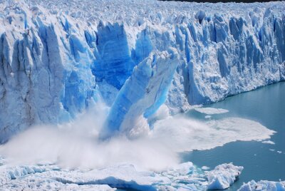 Tableau  La nature parmi les glaciers