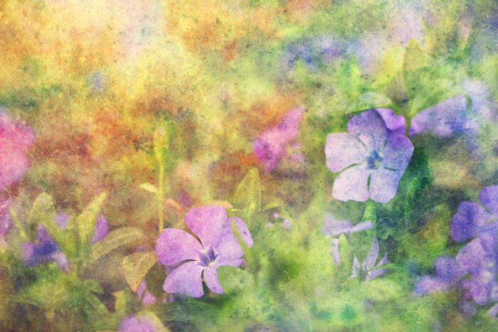 Tableau  La nature peinte aux pastels