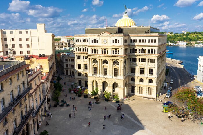 Tableau  La Place de San Francisco dans la Vieille Havane