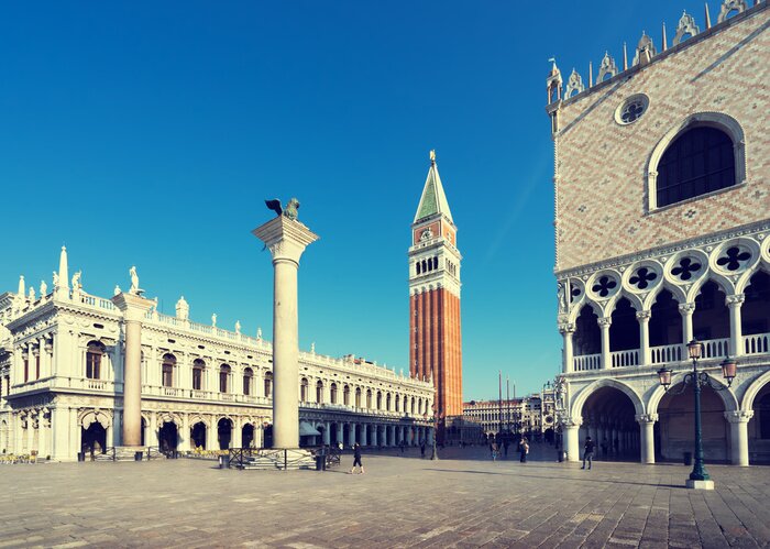 Tableau  La place Saint-Marc vide