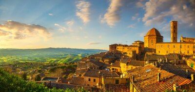 La Toscane au lever du soleil