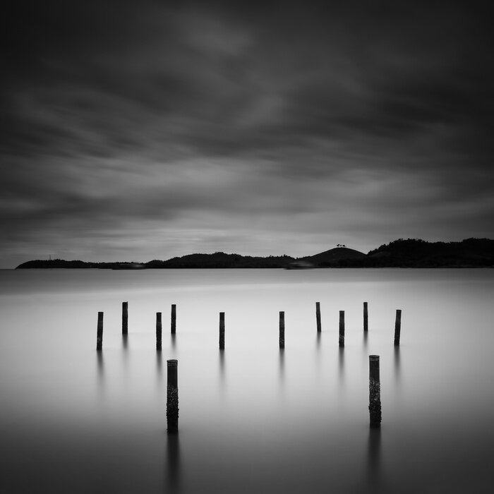 Tableau  lac calme dans un paysage de montagne