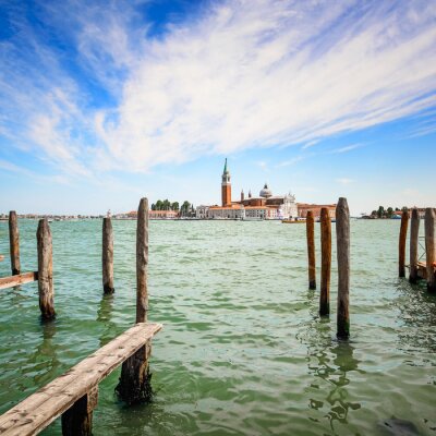 Tableau  Lagune de Venise en été