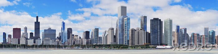 Tableau  Large panorama de Chicago