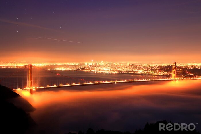 Tableau  Le célèbre pont dans le brouillard