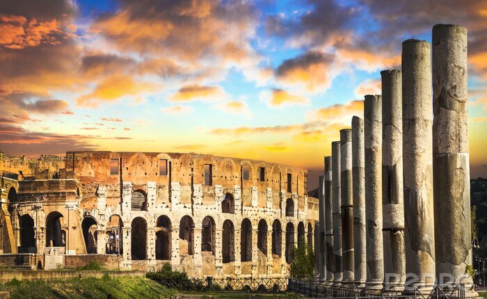 Tableau  Le Colisée historique de Rome