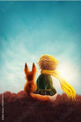 Tableau  Le Petit Prince et le Renard