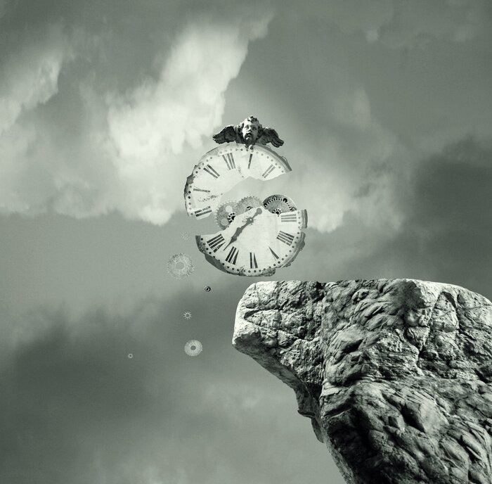 Tableau  Le temps ne s'arrêtera jamais