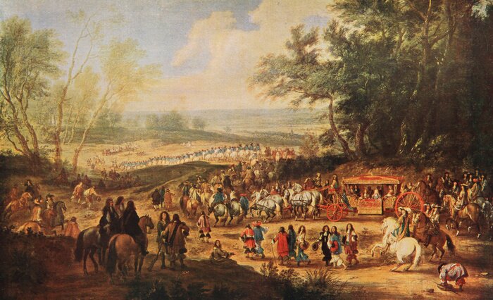 Tableau  Le Voyage de Louis XIV