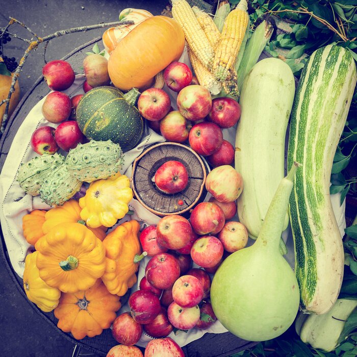 Tableau  Légumes aux couleurs de l'automne