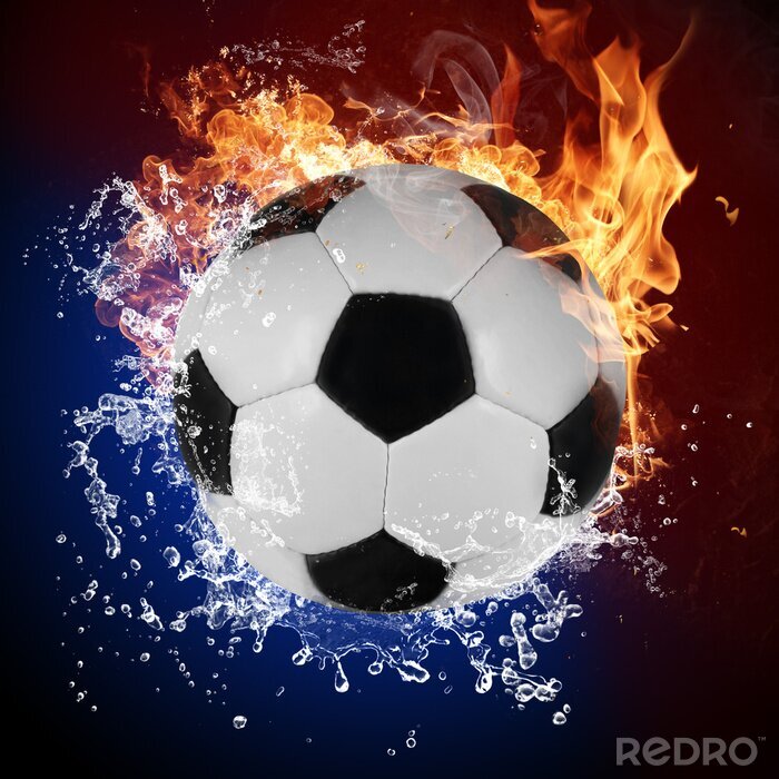 Tableau  Les deux natures du football