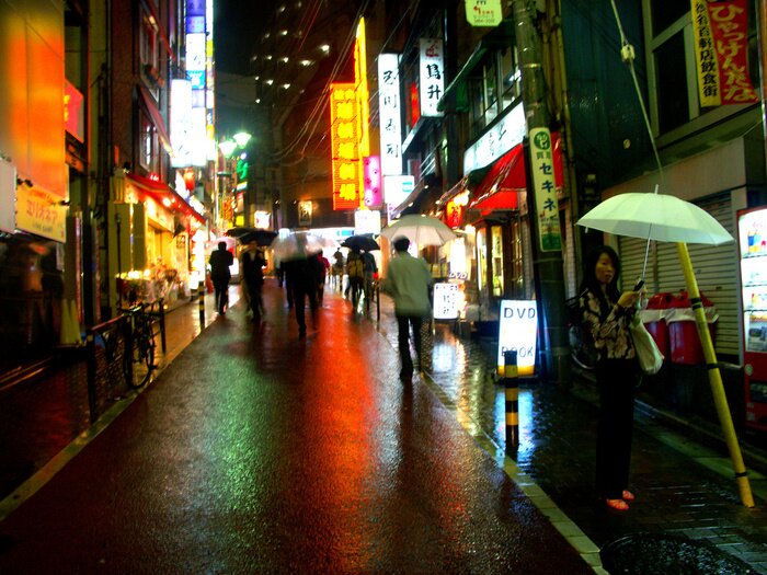 Tableau  Les gens dans les rues de Tokyo