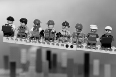 Tableau  Les hommes de Lego