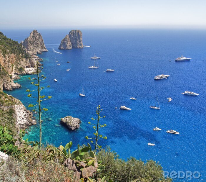 Tableau  Les montagnes se confondent avec la mer