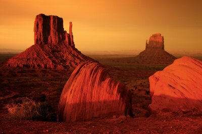 Tableau  Lever de soleil à Monument Valley