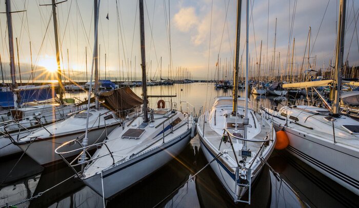 Tableau  Lever et Voiliers