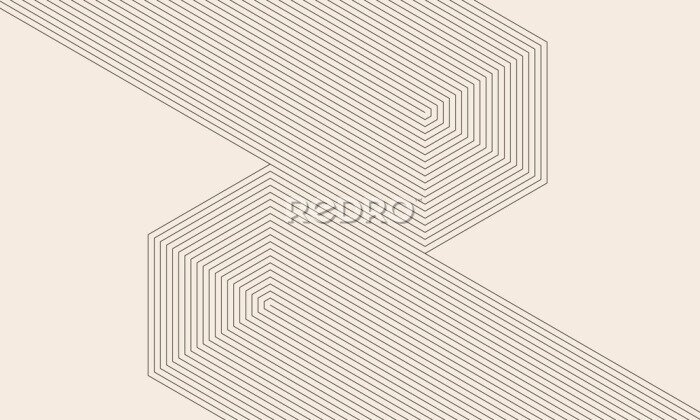 Tableau  Lignes abstraites minimalistes