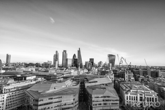 Tableau  London skyline under construction