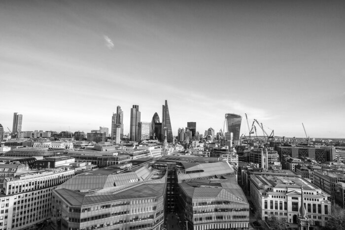 Tableau  London skyline under construction