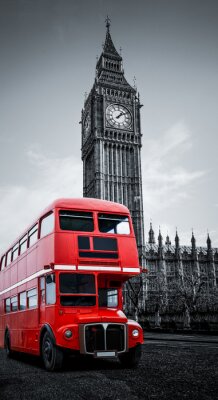 Londres bus und Big Ben