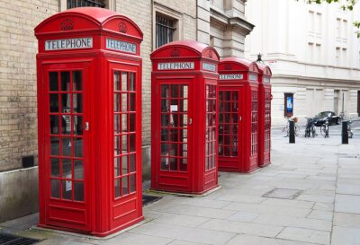Londres et les cabines téléphoniques de la ville