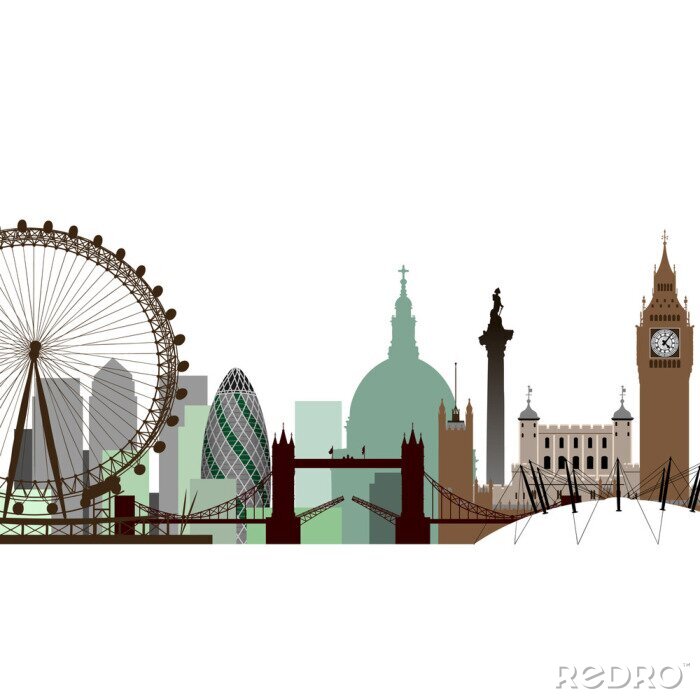 Tableau  Londres et ses monuments