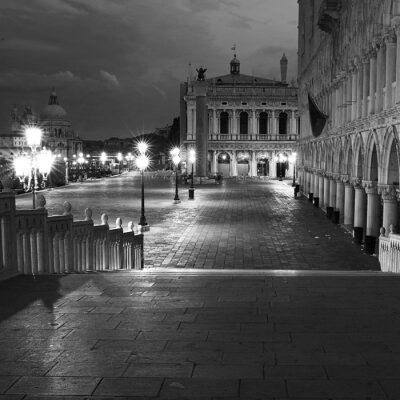 Tableau  Longue exposition Venezia par nuit.