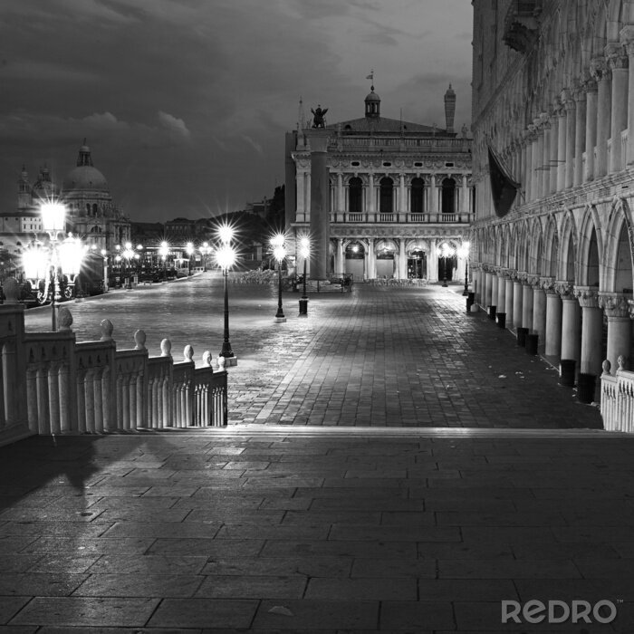 Tableau  Longue exposition Venezia par nuit.