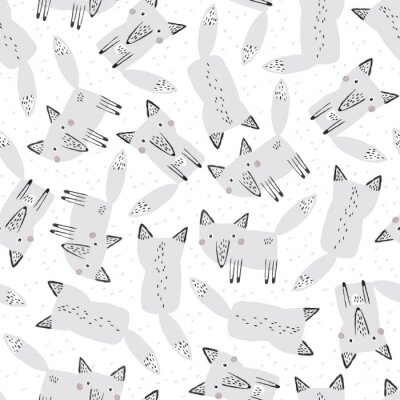 Loups gris de style scandinave