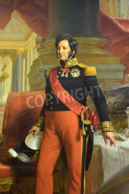 Tableau  Ludwig Philip I portrait classique