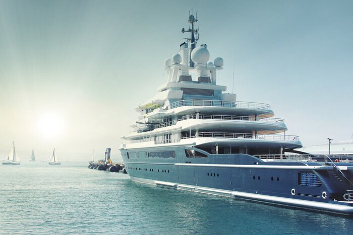 Tableau  luxury super yatch