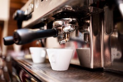 Tableau  Machine à expresso café décision dans un pub, bar, restaurant